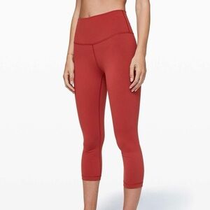 Lululemon Wunder Under Crop (High-Rise) *Full-On Luon 21"